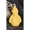 Bougie bonhomme de neige