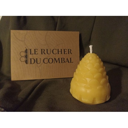 Bougie pomme de pin